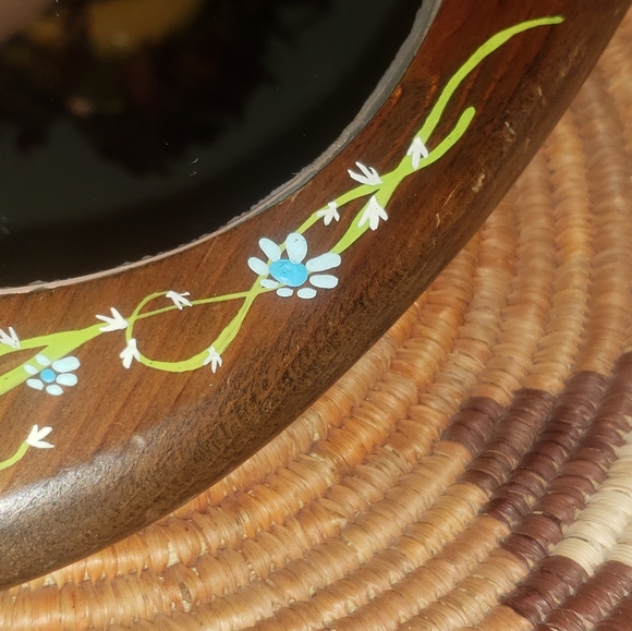 Vintage Wooden Mirror - Picture 2 of 10